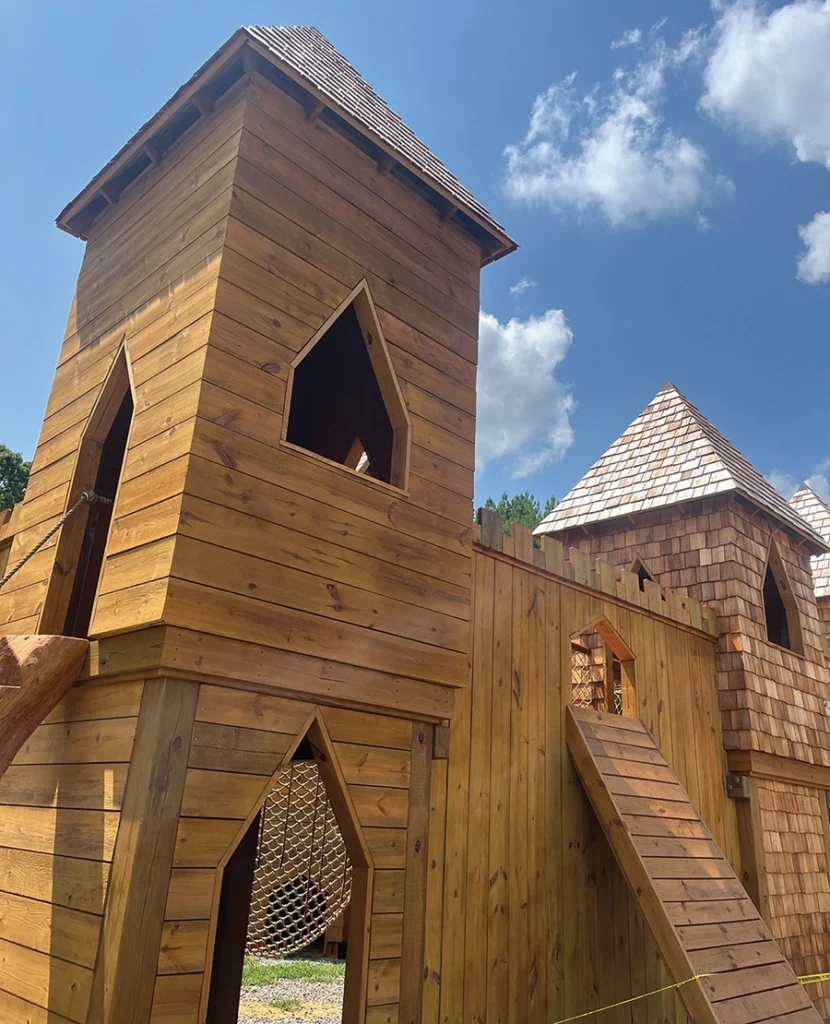 Prairie Castle Playground at Stowe Conservancy