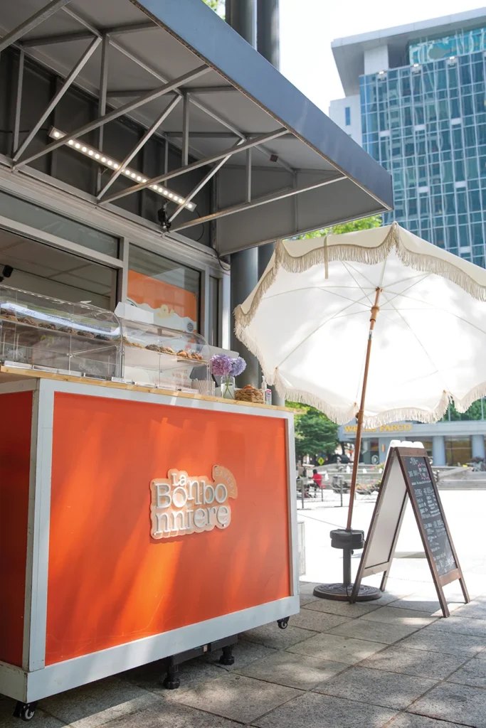 La Bonbonniere’s uptown storefront