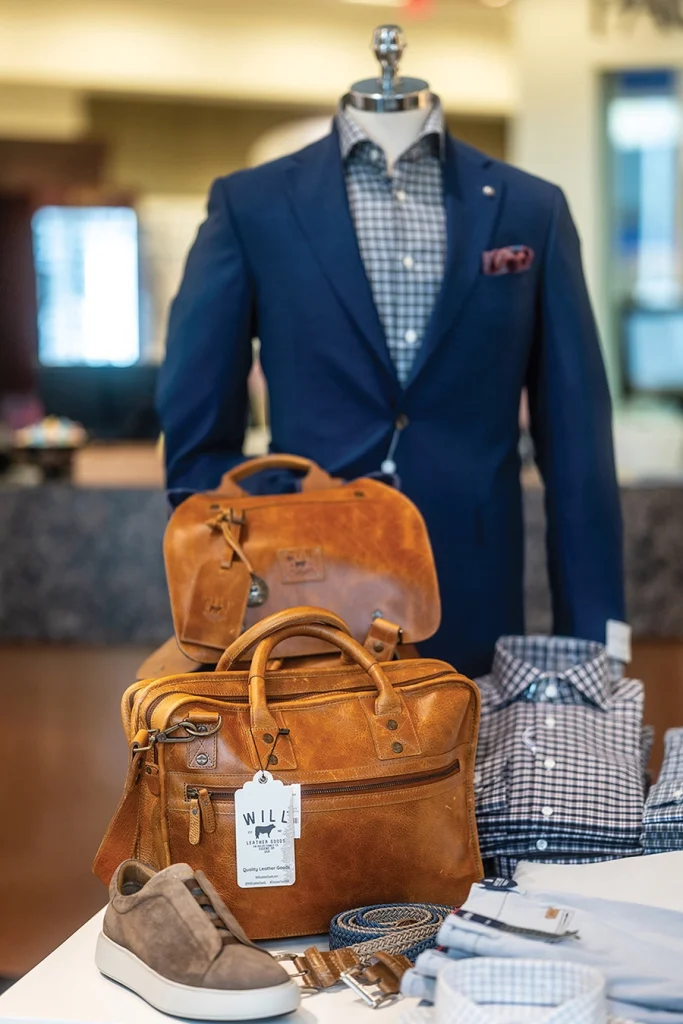 Bags, shirts and coats