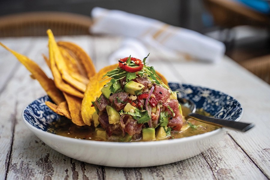 Tuna Nikkei Ceviche at Calle Sol