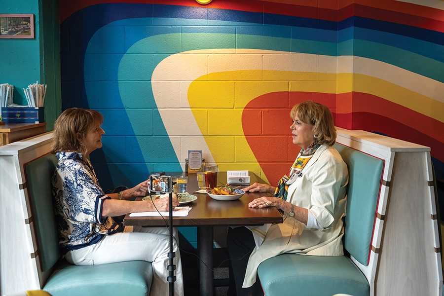 Natalie Dick with Julie Austin