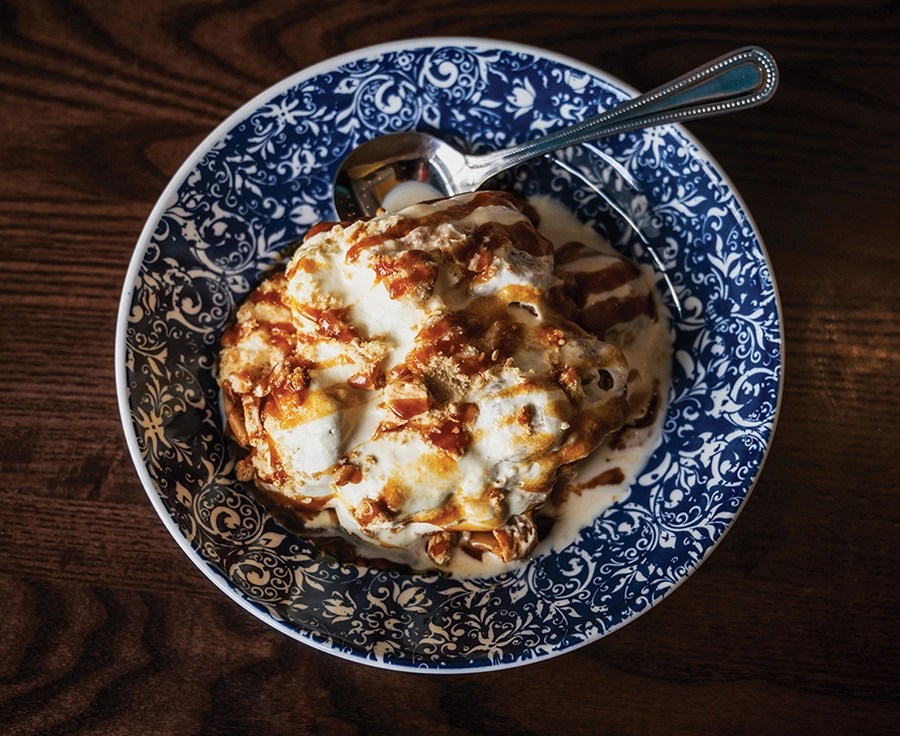 Banana Pudding Tres Leches at Calle Sol